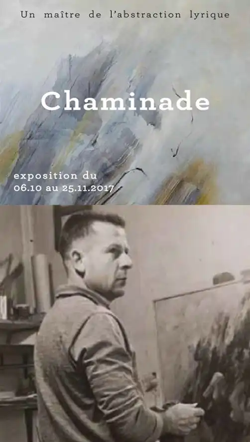 Exposition hommage à Chaminade, maître de l'abstraction lyrique, galerie Sainte-Croix, Poitiers, Dominique Maltier