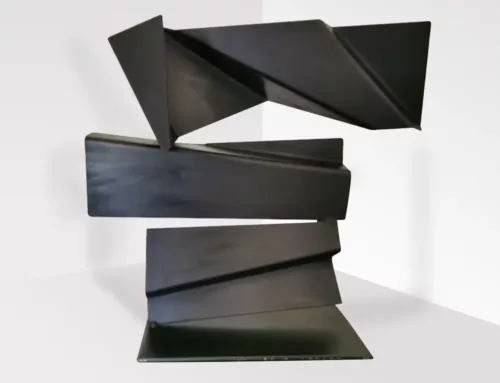 Sculpture noire ferronnerie