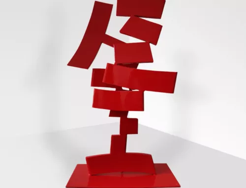 Sculpture rouge