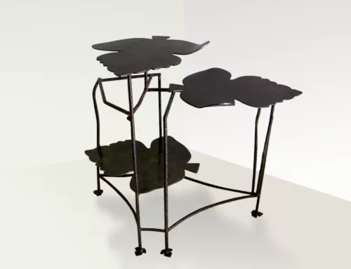 Table basse en fer